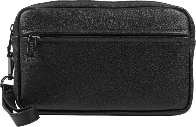 Pochette en cuir Enzo Bemon Noir - Bemon - Modalova