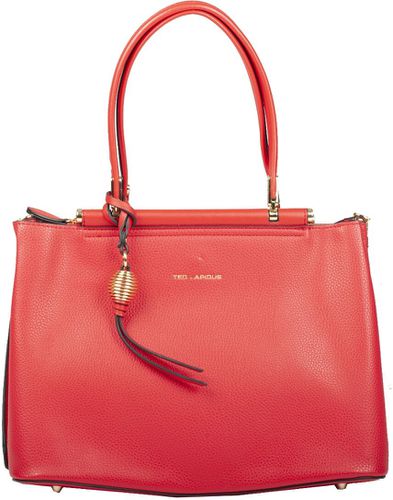 Sac Shopping Azelie (Couleur: Rouge) Rouge - Ted Lapidus - Modalova