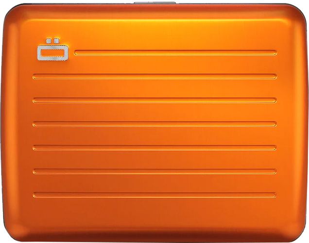 Porte cartes en aluminium V2 Large Ögon Orange - OGON - Modalova