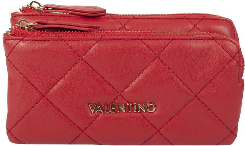 Porte monnaie double Ocarina Rouge - Valentino - Modalova