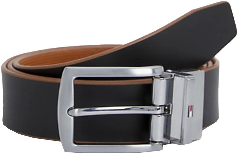 Ceinture vachette Denton Noir multi - Tommy hilfiger - Modalova