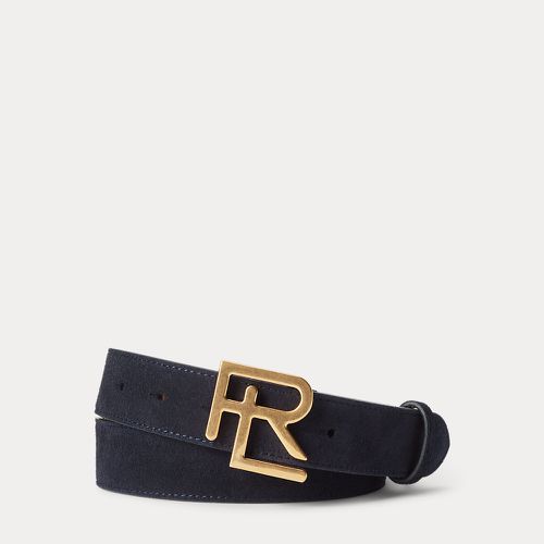 Ceinture en daim à boucle RL - Purple Label - Modalova