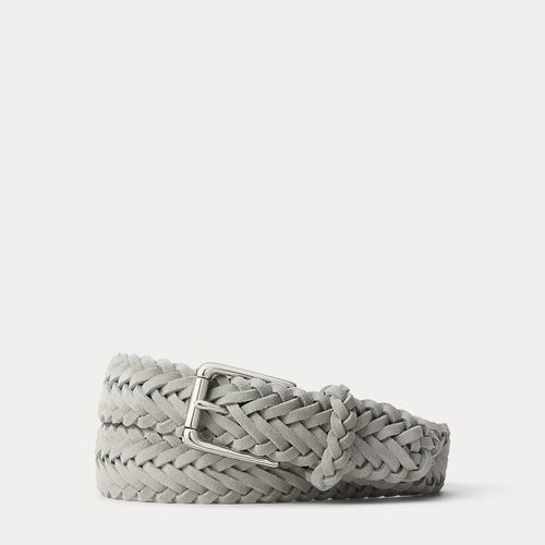 Ceinture tressée en daim de vachette - Purple Label - Modalova