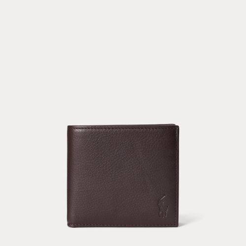 Portefeuille en cuir grainé - Polo Ralph Lauren - Modalova