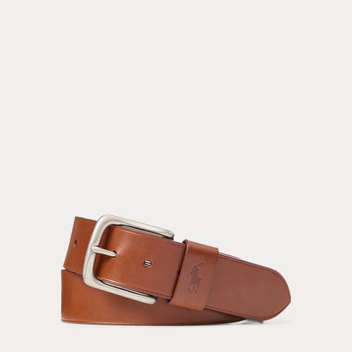 Ceinture en cuir pleine fleur - Polo Ralph Lauren - Modalova