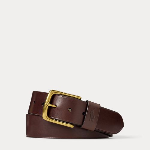 Ceinture en cuir pleine fleur - Polo Ralph Lauren - Modalova