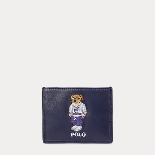 Porte-cartes Polo Bear en cuir - Polo Ralph Lauren - Modalova