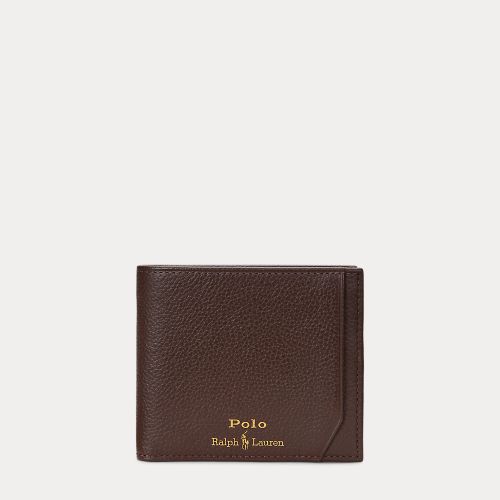 Portefeuille en cuir grainé - Polo Ralph Lauren - Modalova