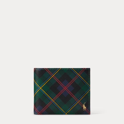 Portefeuille écossais 3 en 1 en cuir - Polo Ralph Lauren - Modalova