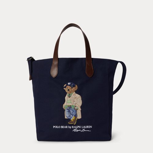 Cabas Polo Bear en toile - Polo Ralph Lauren - Modalova