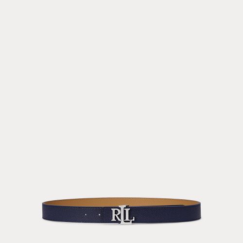 Ceinture en cuir grainé réversible - Lauren - Modalova