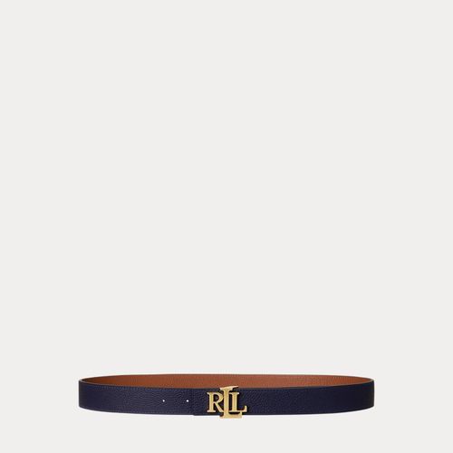 Ceinture en cuir grainé réversible - Lauren - Modalova