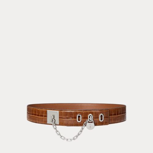 Large ceinture à chaîne et cadenas - Lauren - Modalova