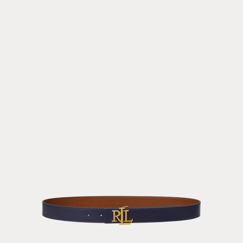 Ceinture en cuir grainé réversible - Lauren - Modalova