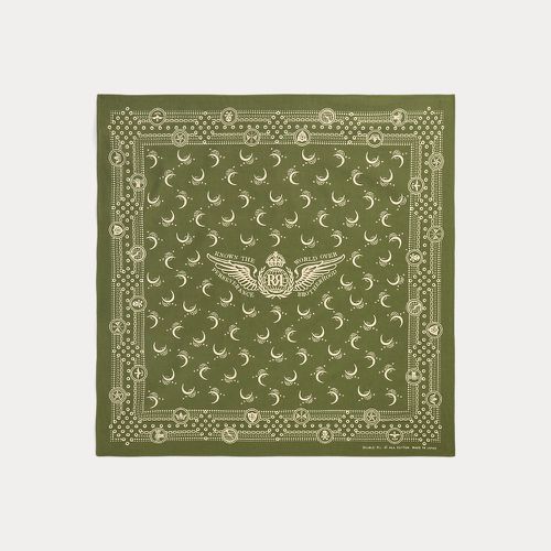 Bandana à logo ailé en coton - RRL - Modalova