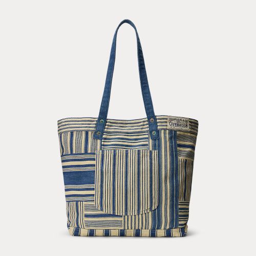 Cabas patchwork rayé indigo - RRL - Modalova