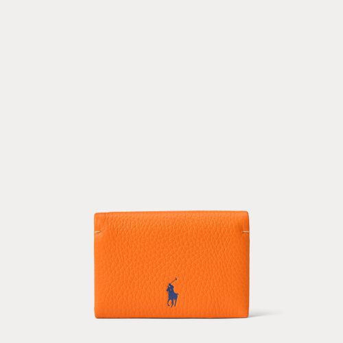 Porte-cartes Polo Play pression en cuir - Polo Ralph Lauren - Modalova