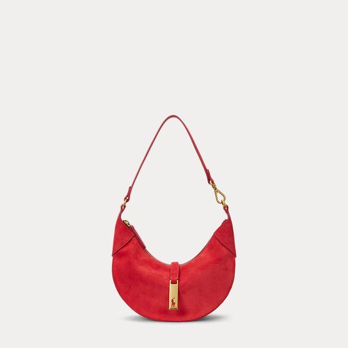 Sac Mini Shoulder Polo ID en daim - Polo Ralph Lauren - Modalova