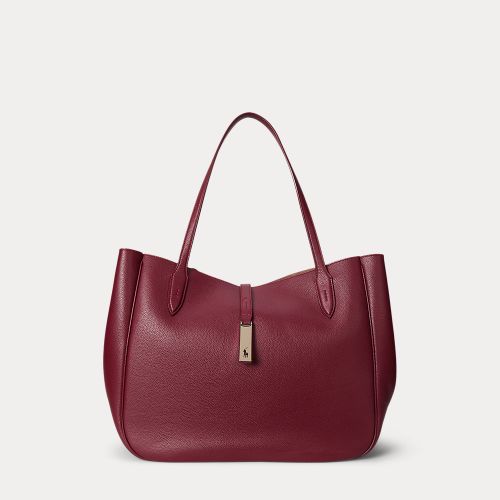 Grand cabas Polo ID en cuir - Polo Ralph Lauren - Modalova