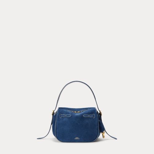 Mini-sacoche Polo ID en daim - Polo Ralph Lauren - Modalova