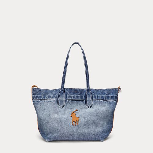 Cabas moyen Bellport en denim Big Pony - Polo Ralph Lauren - Modalova