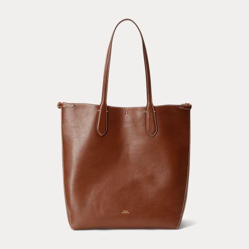 Cabas Bellport en cuir vertical - Polo Ralph Lauren - Modalova