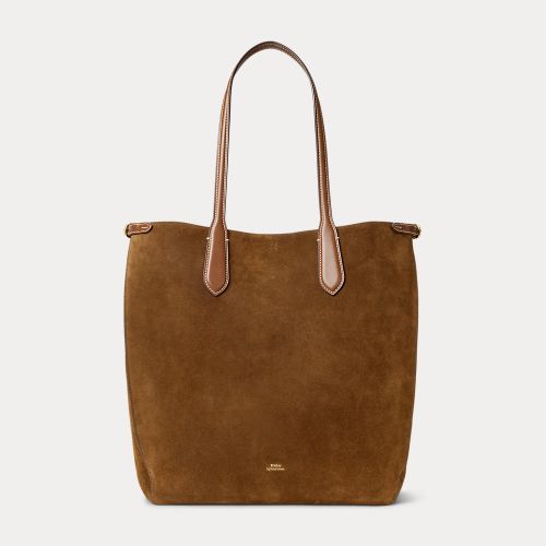 Cabas Bellport en daim vertical - Polo Ralph Lauren - Modalova