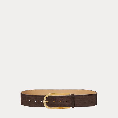 Ceinture à longue boucle en daim - Polo Ralph Lauren - Modalova