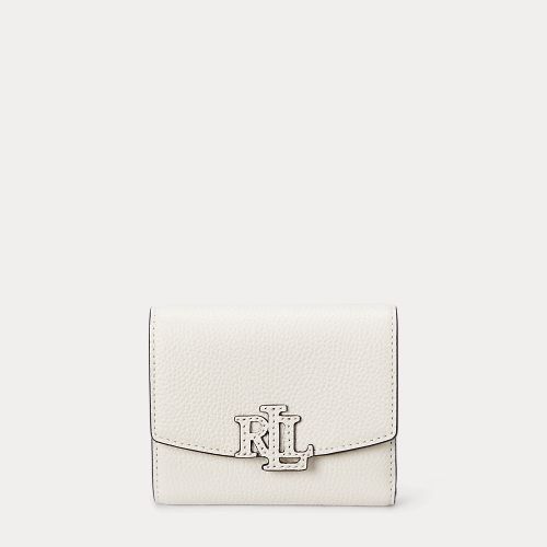Petit portefeuille rabat Cameryn grainé - Lauren - Modalova