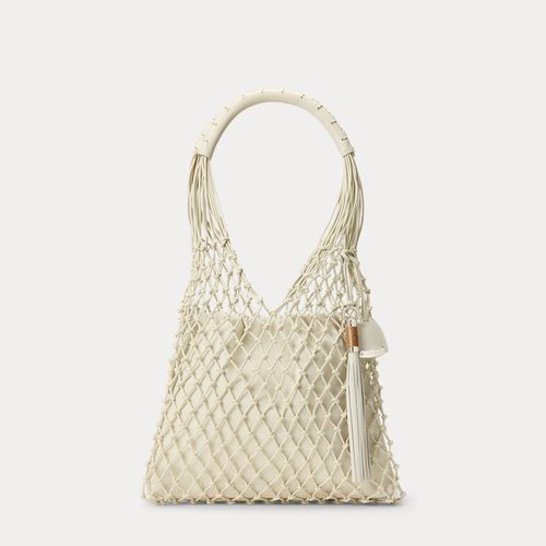 Sac cabas macramé en vachette - Collection - Modalova