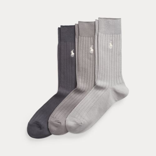 paires de chaussettes hautes côtelées - Polo Ralph Lauren - Modalova