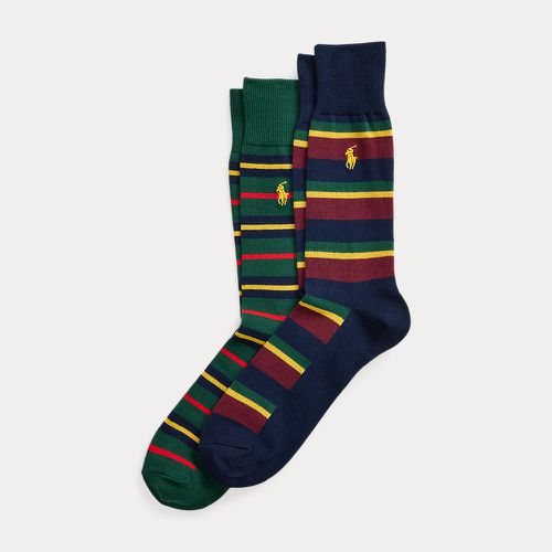 paires de chaussettes hautes rayées - Polo Ralph Lauren - Modalova