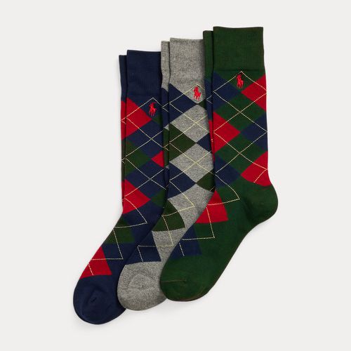 paires de chaussettes hautes losanges - Polo Ralph Lauren - Modalova