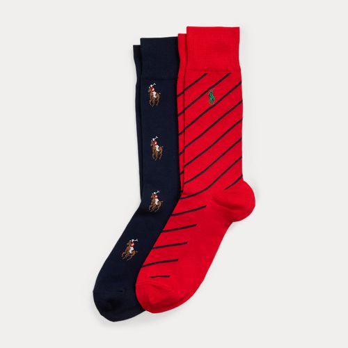 paires de chaussettes rayures et poney - Polo Ralph Lauren - Modalova