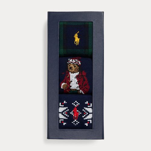 Coffret 3 paires chaussettes Polo Bear - Polo Ralph Lauren - Modalova