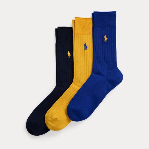 paires de chaussettes hautes côtelées - Polo Ralph Lauren - Modalova