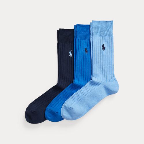 paires de chaussettes hautes côtelées - Polo Ralph Lauren - Modalova