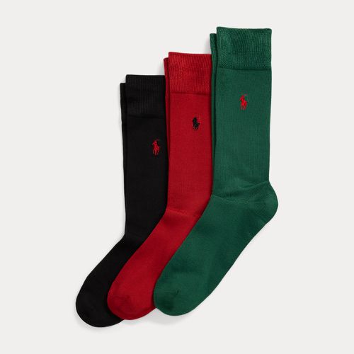 paires de chaussettes hautes en coton - Polo Ralph Lauren - Modalova