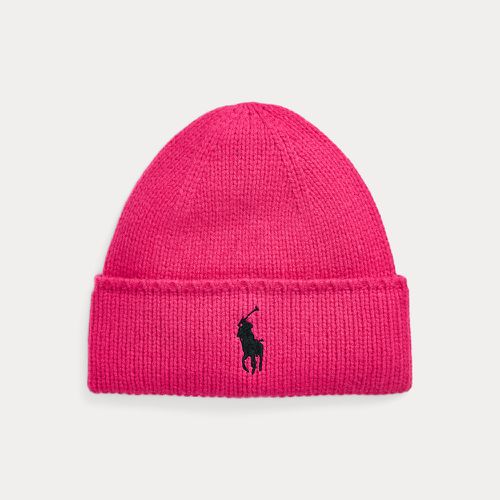 Bonnet Pink Pony en mérinos - Polo Ralph Lauren - Modalova