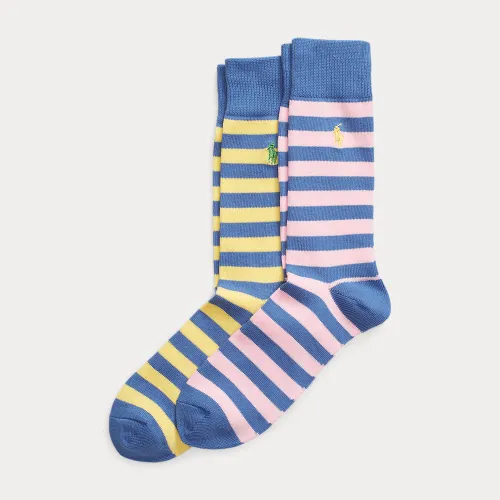 paires de chaussettes hautes rayées - Polo Ralph Lauren - Modalova