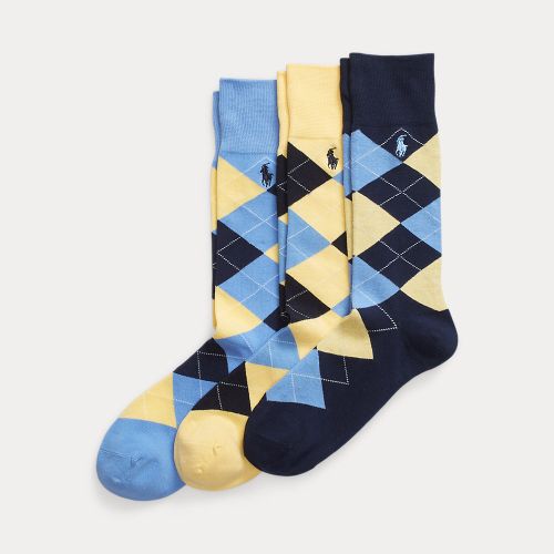 paires de chaussettes hautes losanges - Polo Ralph Lauren - Modalova