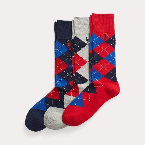 paires de chaussettes hautes losanges - Polo Ralph Lauren - Modalova