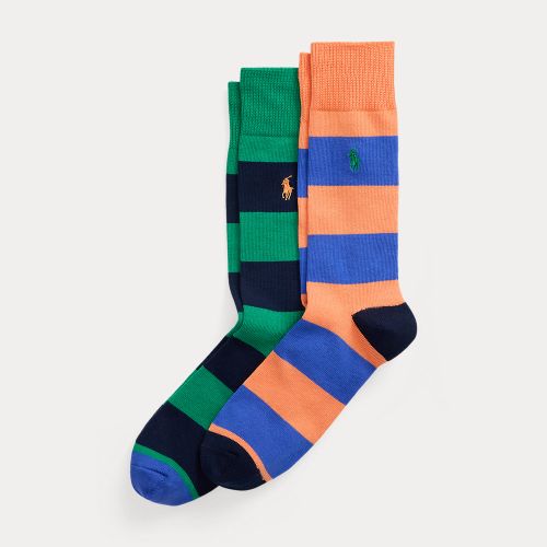 paires de chaussettes hautes rayées - Polo Ralph Lauren - Modalova