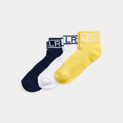 Lot de 3 paires de chaussettes à logo - Lauren - Modalova