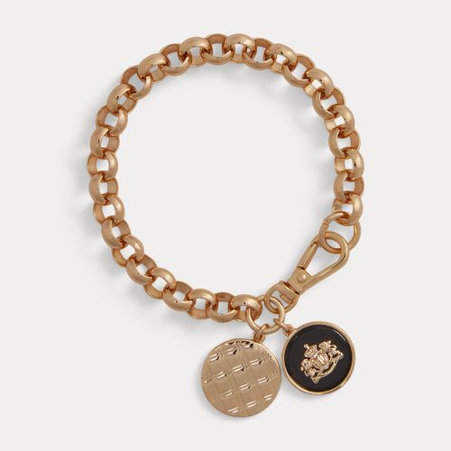 Bracelet doré avec deux breloques - Lauren - Modalova