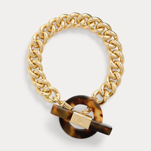 Bracelet flexible doré à motif écaille - Lauren - Modalova