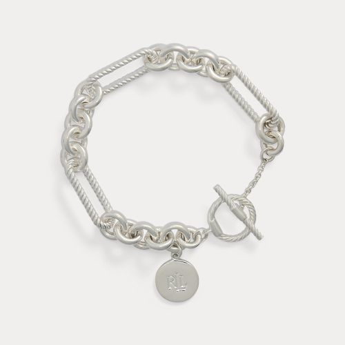 Bracelet flexible à breloque logo argent - Ralph Lauren - Modalova