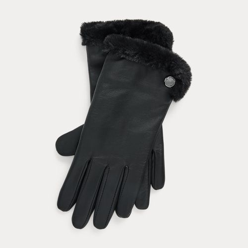 Gants tactiles mouton et fausse fourrure - Lauren - Modalova