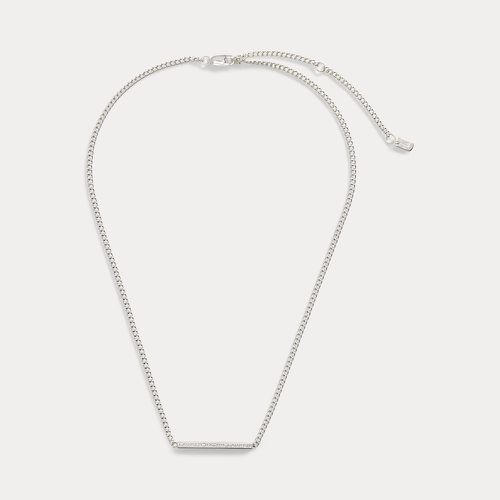 Collier barre en argent à logo - Ralph Lauren - Modalova