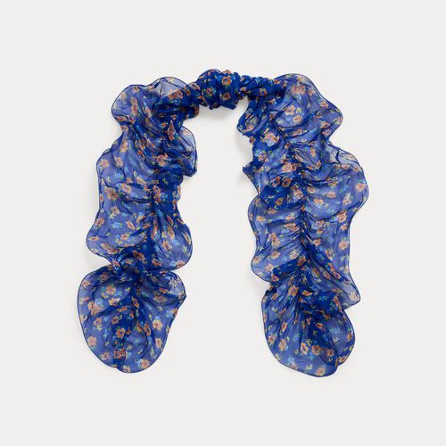 Foulard fleuri et volanté - Lauren - Modalova